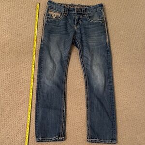 Rock Revival Blue Straight Leg Jeans
